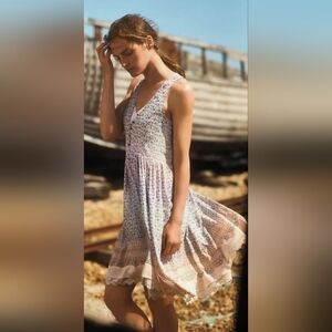 Anthropologie Maeve Multicolor Patterned Dress